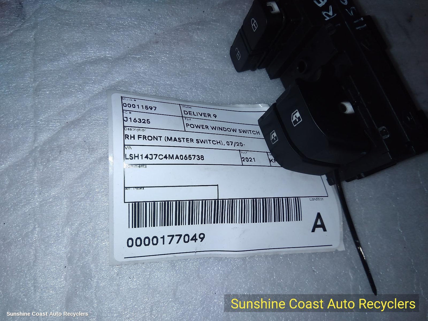 2020-2026 Ldv Deliver 9 Pwr Dr Wind Switch