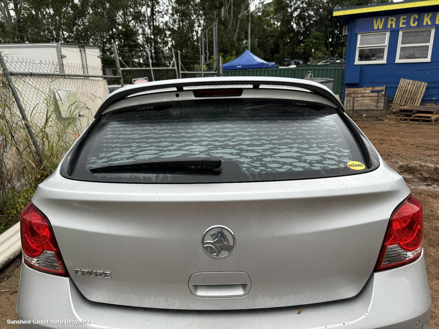 2016 Holden Cruze Bootlid Tailgate