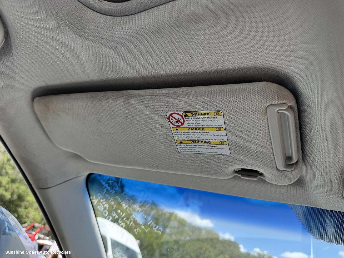 2011 Mazda Cx9 Sunvisor