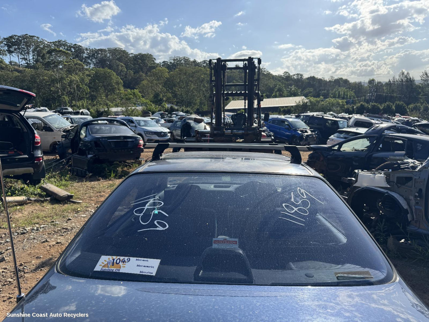 1995 Honda Civic Rear Tailgate Glass
