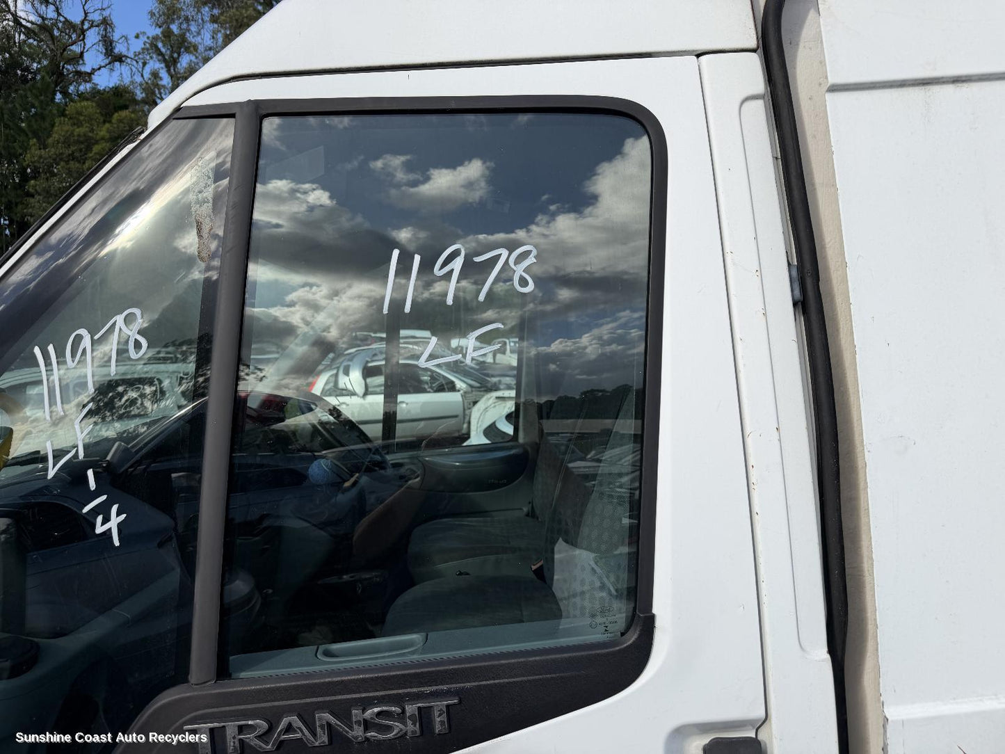 2006-2014 Ford Transit Left Front Door Window