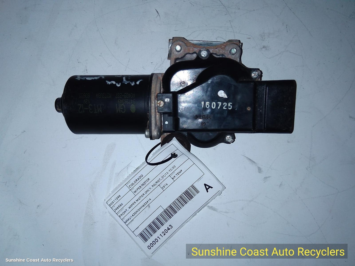 2012-2020 Holden Colorado Wiper Motor