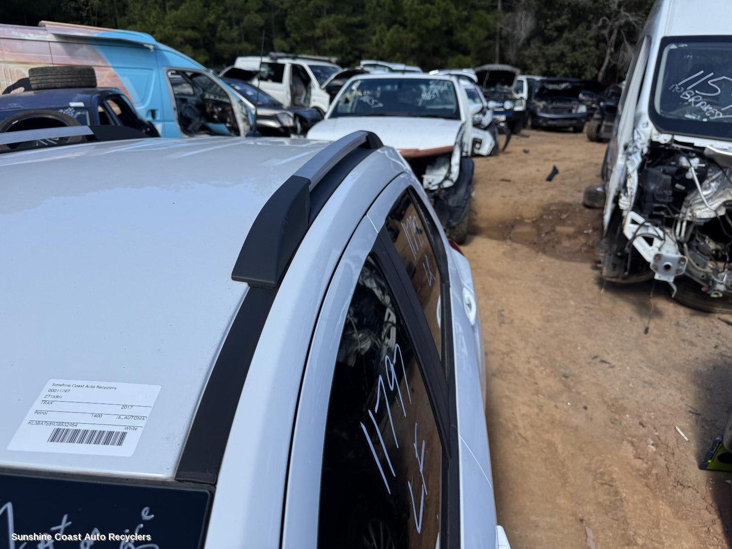 2017 Holden Trax Roof Rack Bars