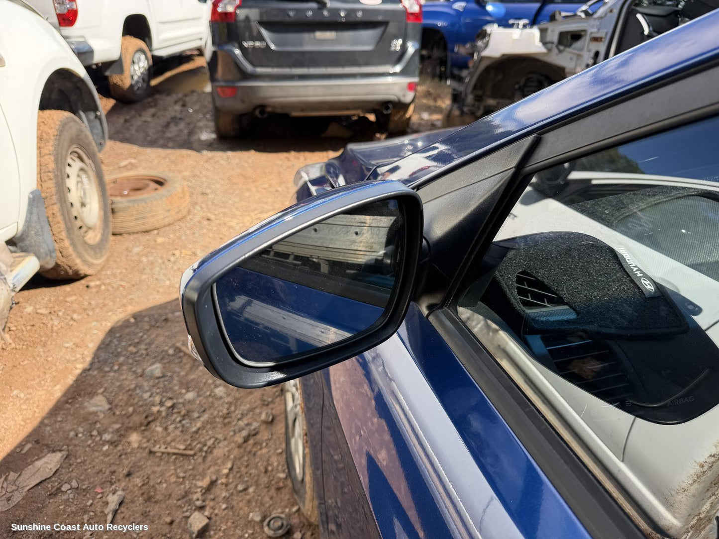 2011-2019 Hyundai Accent Left Door Mirror