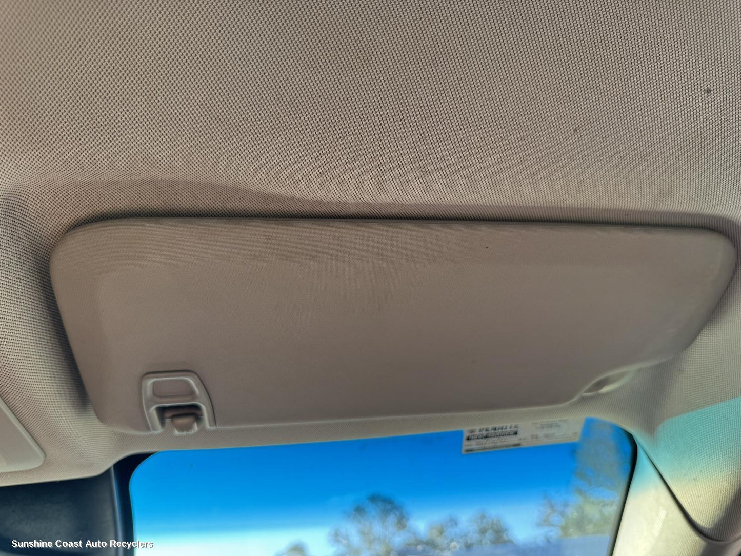 2015 Holden Cruze Sunvisor