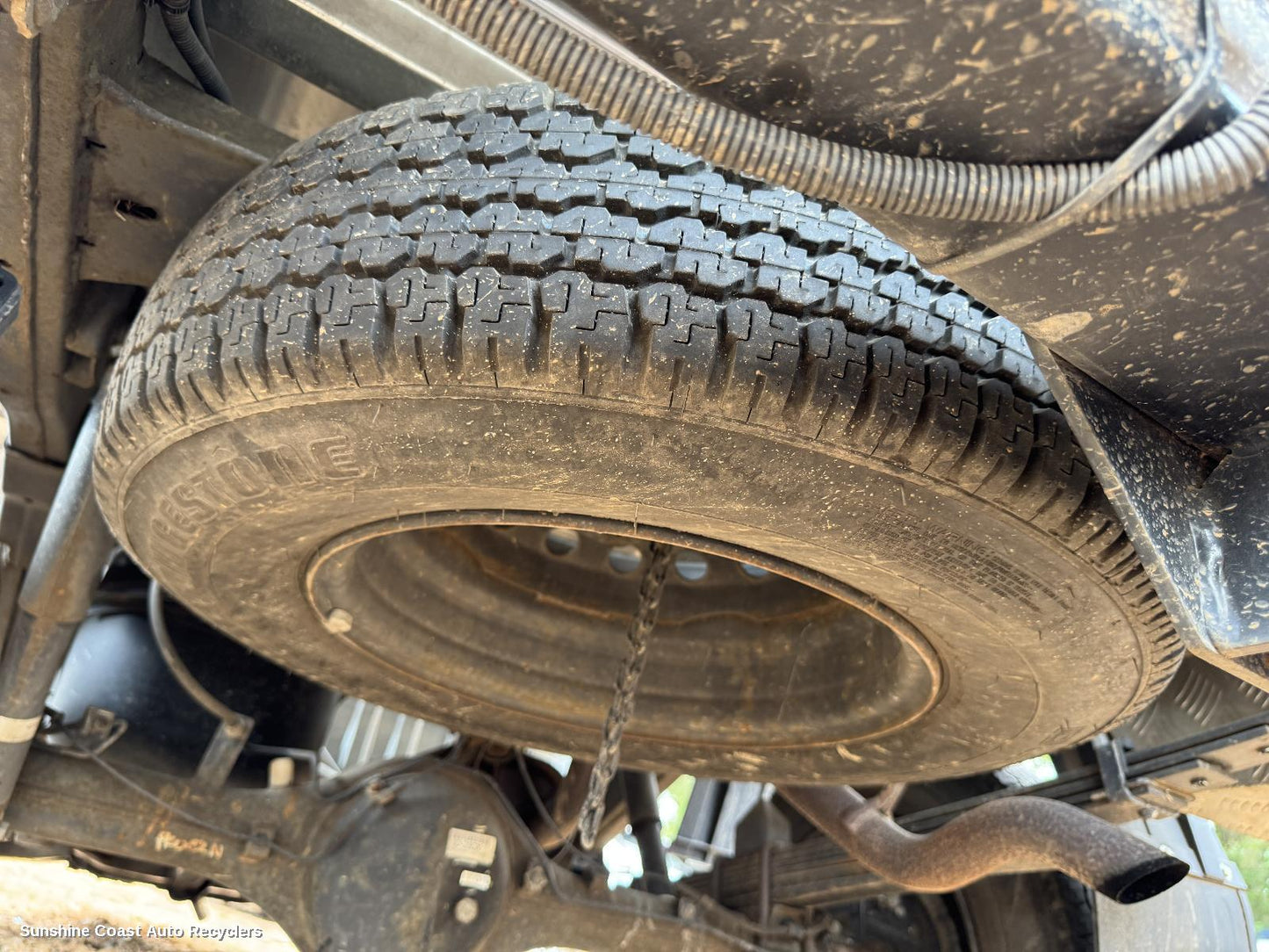 2016 Mitsubishi Triton Spare Wheel Winch