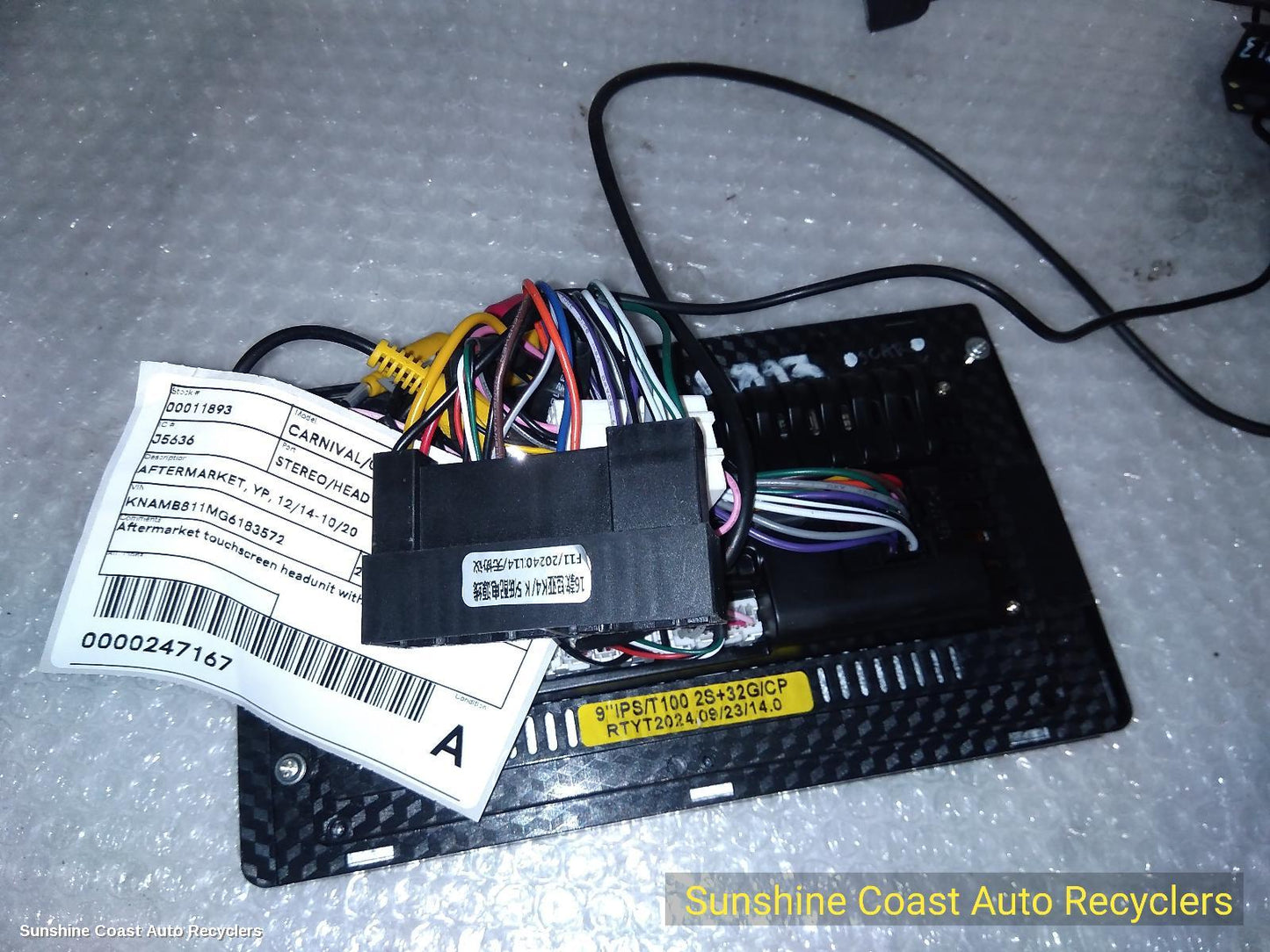 2014-2020 Kia Carnival/grand Carnival Radio Cd Dvd Sat Tv