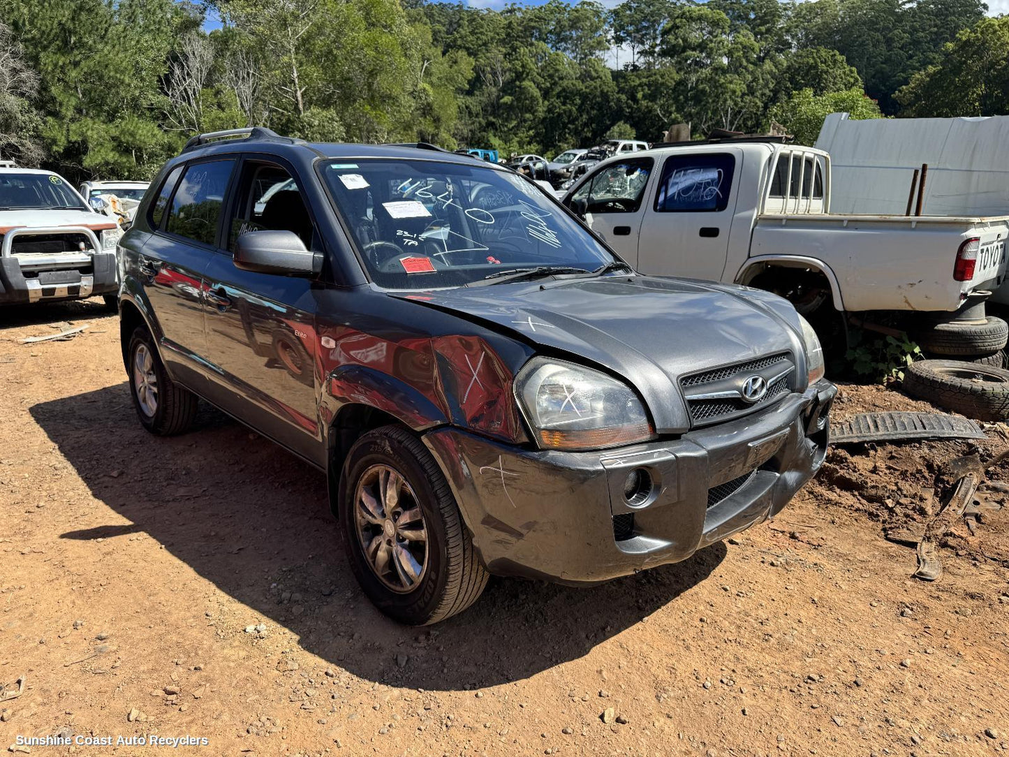 2009 Hyundai Tucson Headrest