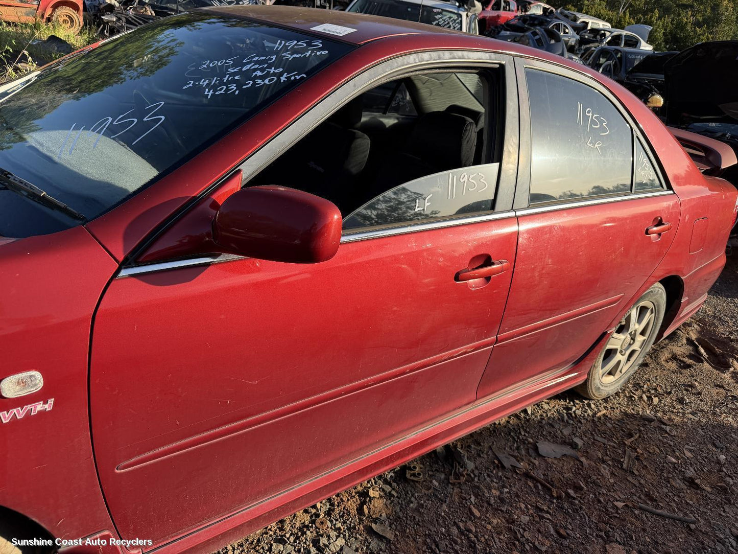 2002-2006 Toyota Camry Left Door Mirror