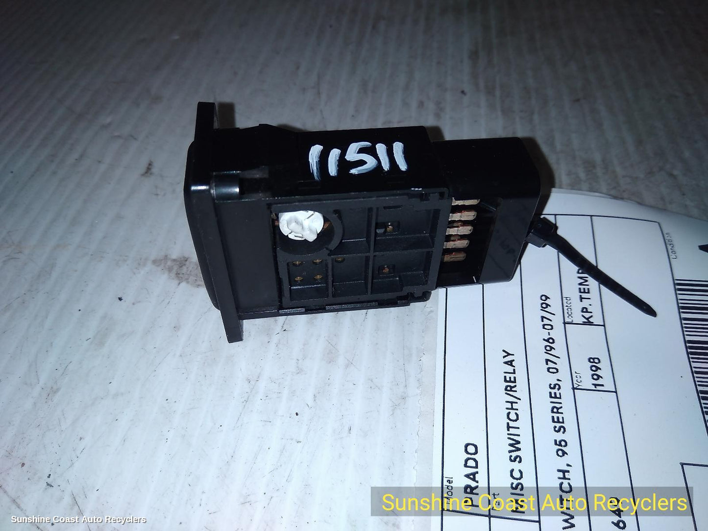 1998 Toyota Prado Misc Switch Relay