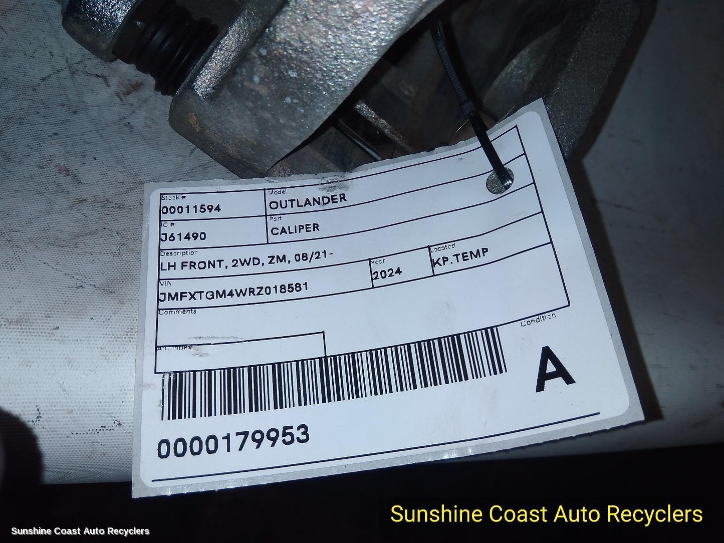 2021-2026 Mitsubishi Outlander Caliper