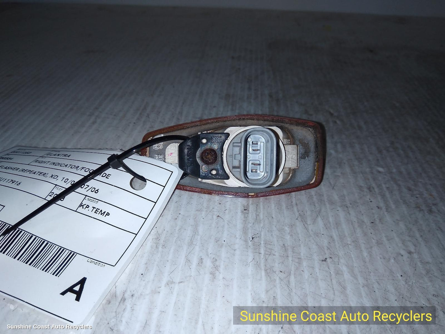2003 Hyundai Elantra Right Indicator Fog Side