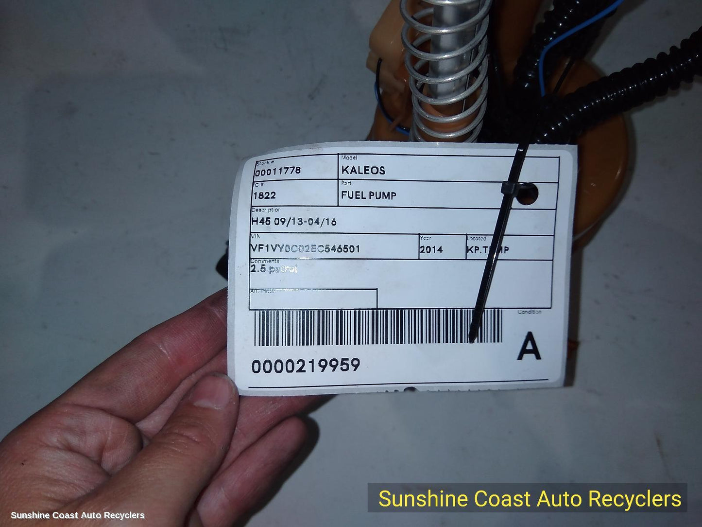 2014 Renault Kaleos Fuel Pump