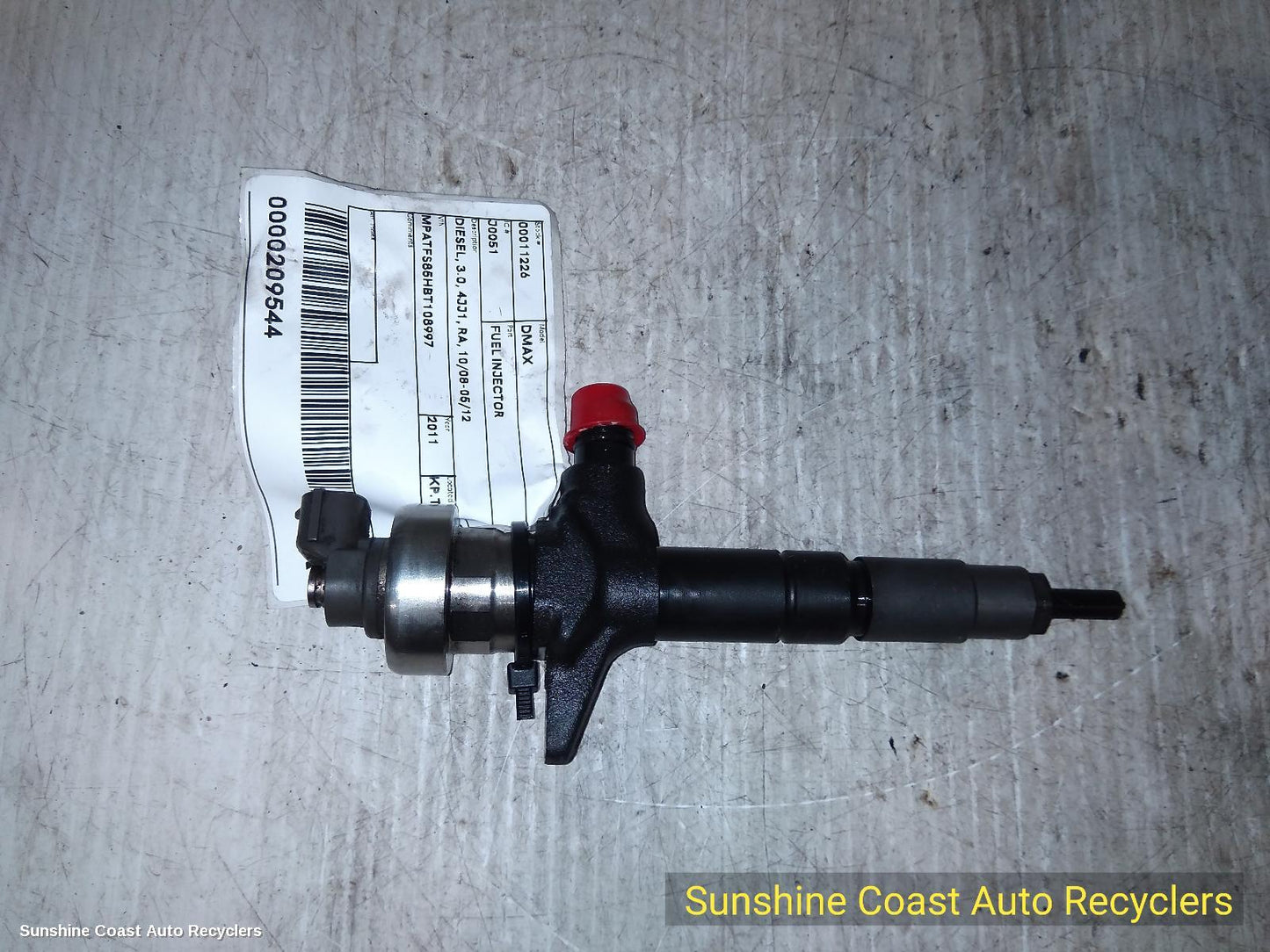 2011 Isuzu Dmax Fuel Injector