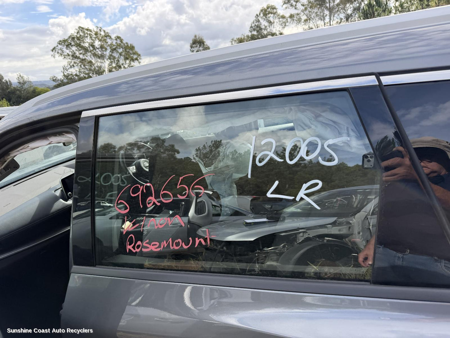 2022-2026 Nissan Xtrail Left Rear Door Window