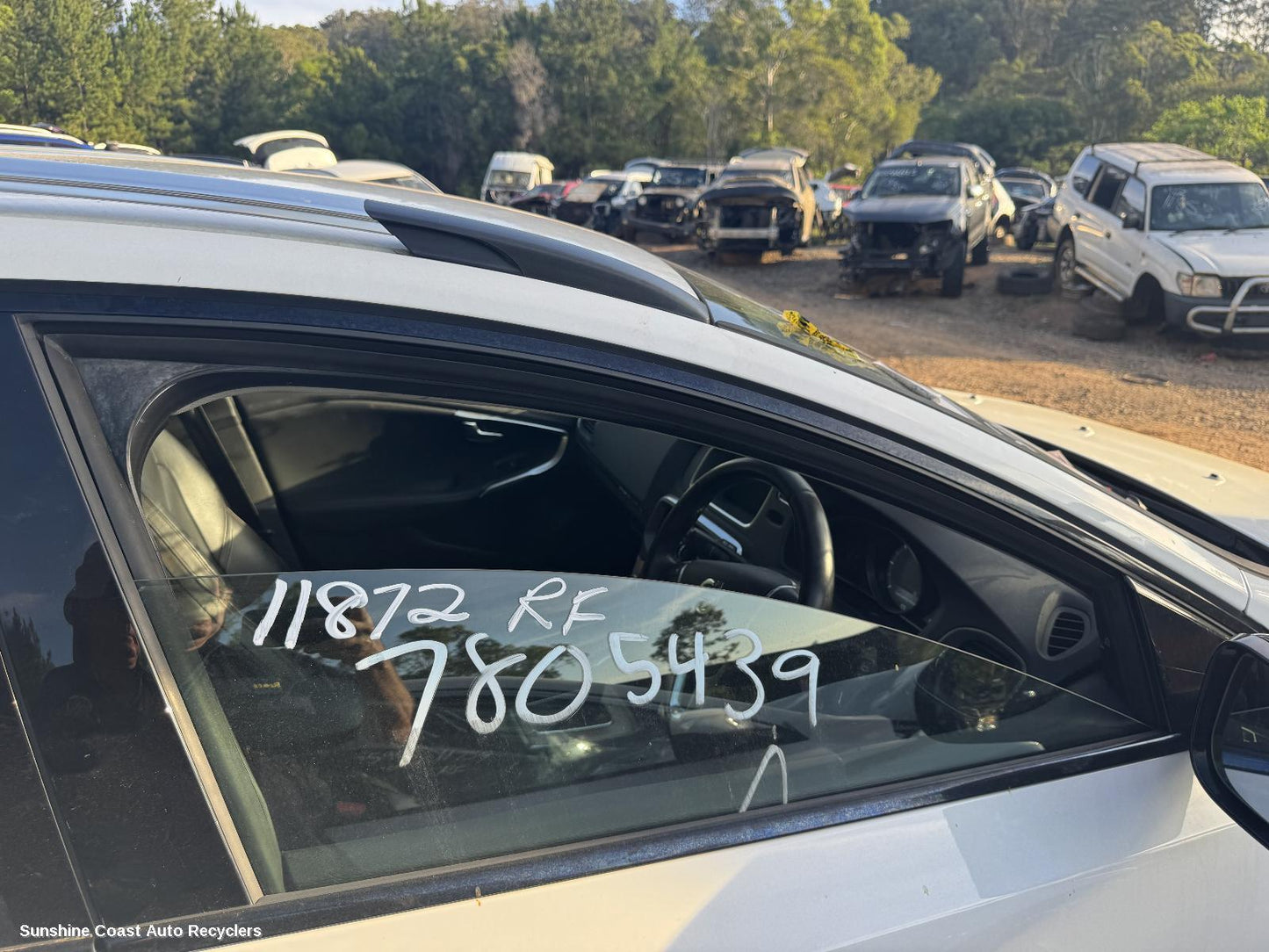 2015 Volvo S40 Right Front Door Window