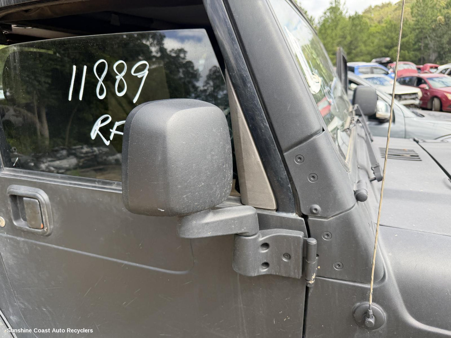 2003 Jeep Wrangler Right Door Mirror