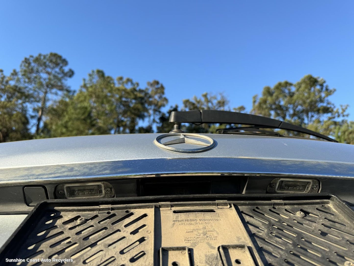 2009 Mercedes M Class Number Plate Lamp