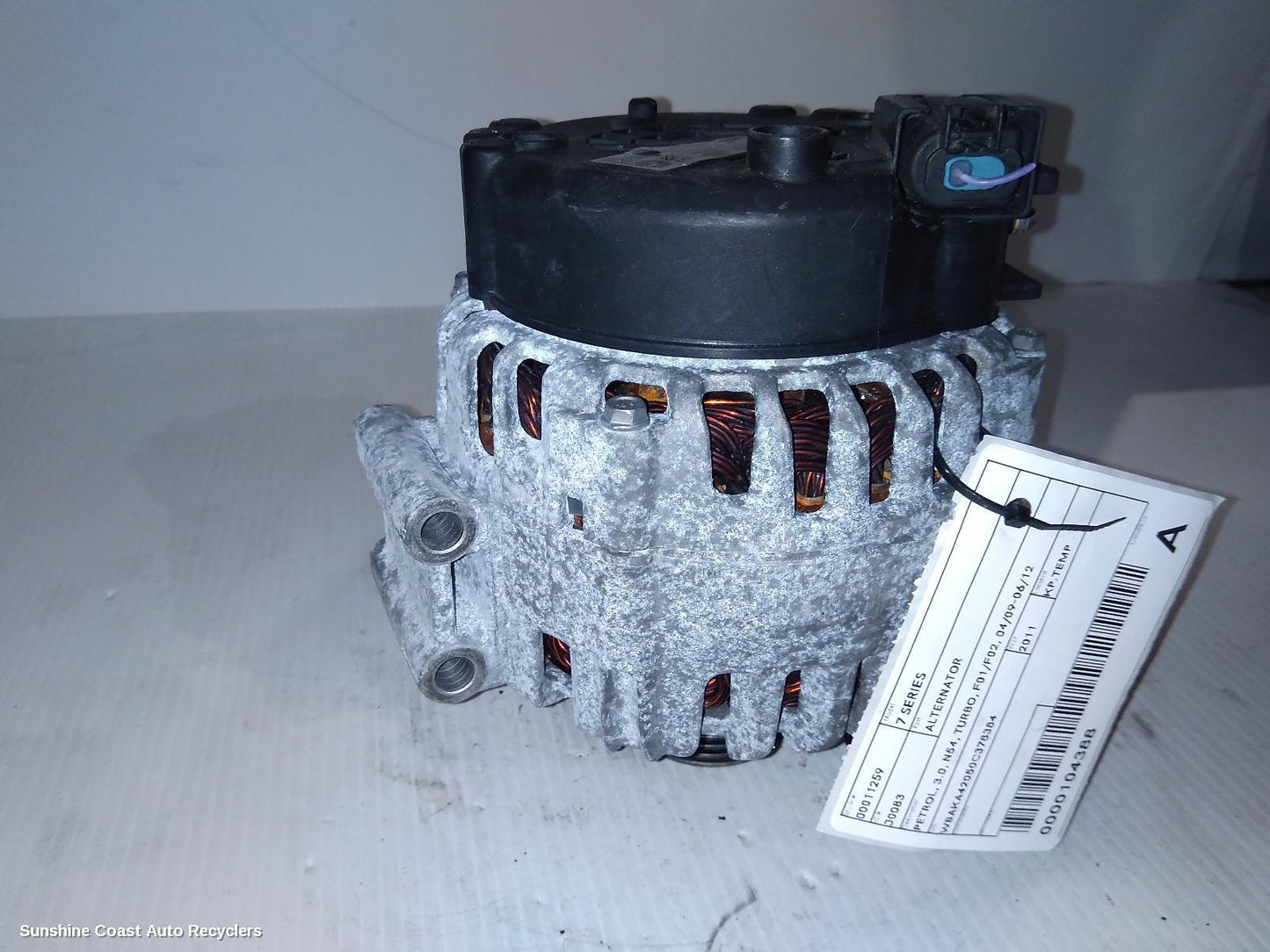 2011 Bmw 7 Series Alternator