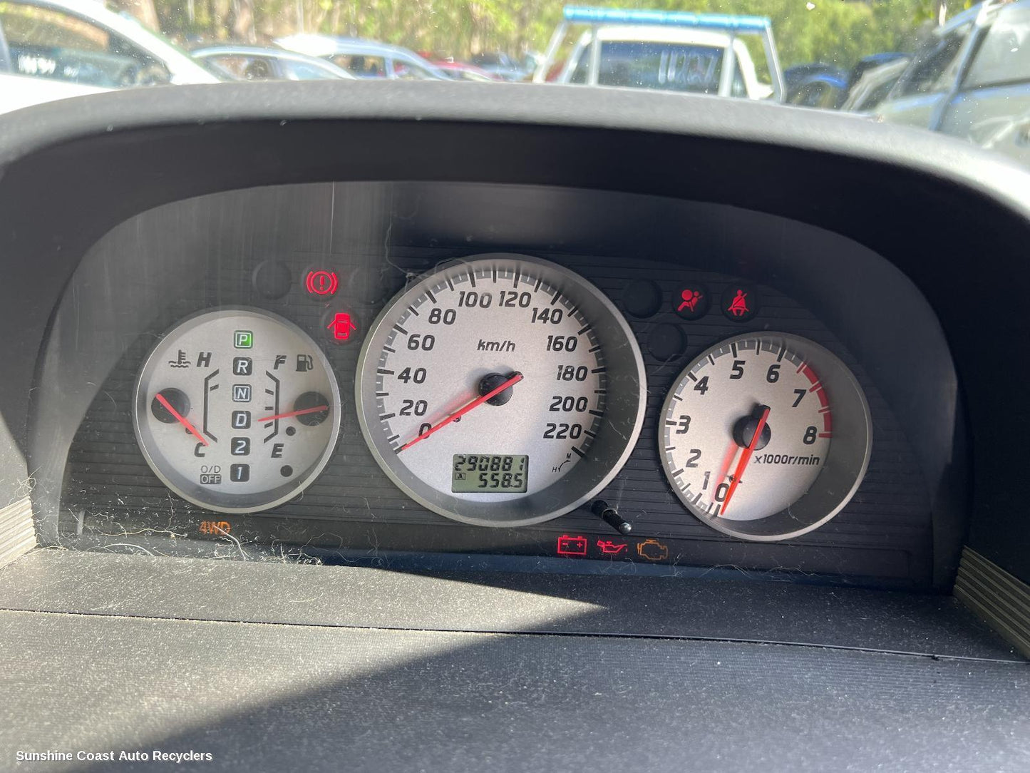 2001 Nissan Xtrail Instrument Cluster