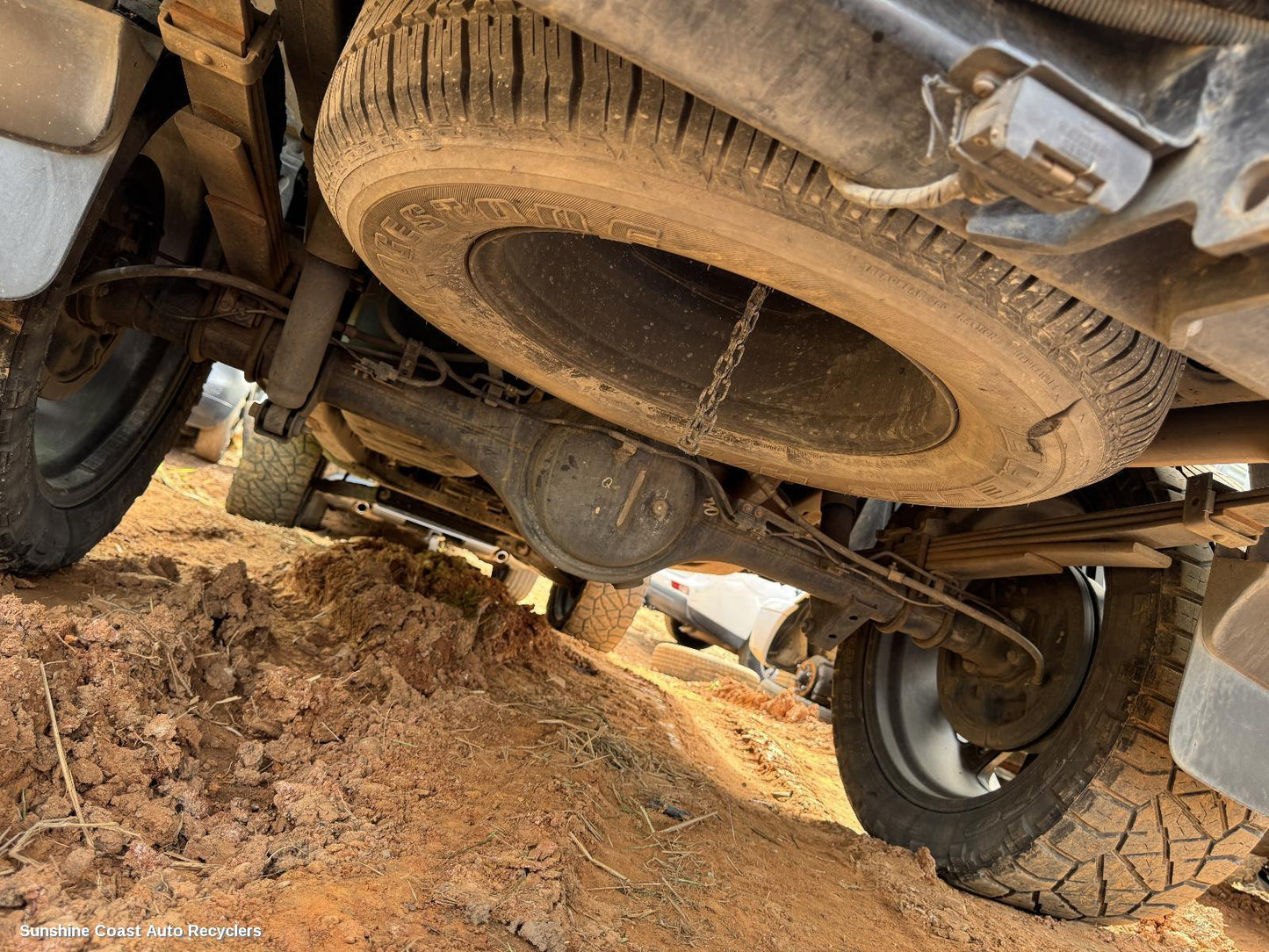 2012 Mazda Bt50 Spare Wheel Winch