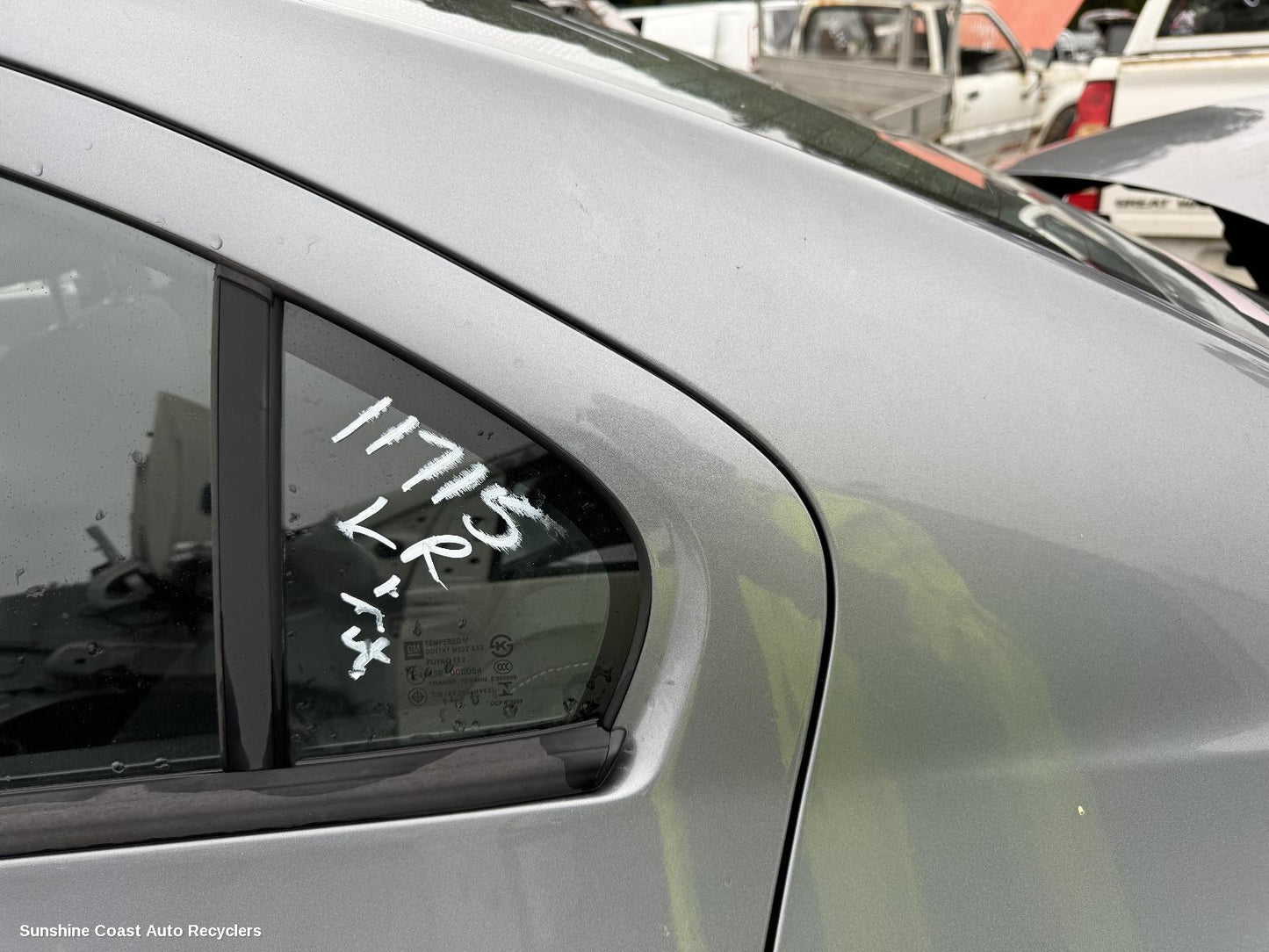 2013 Holden Barina Left Rear 1 4 Door Glass