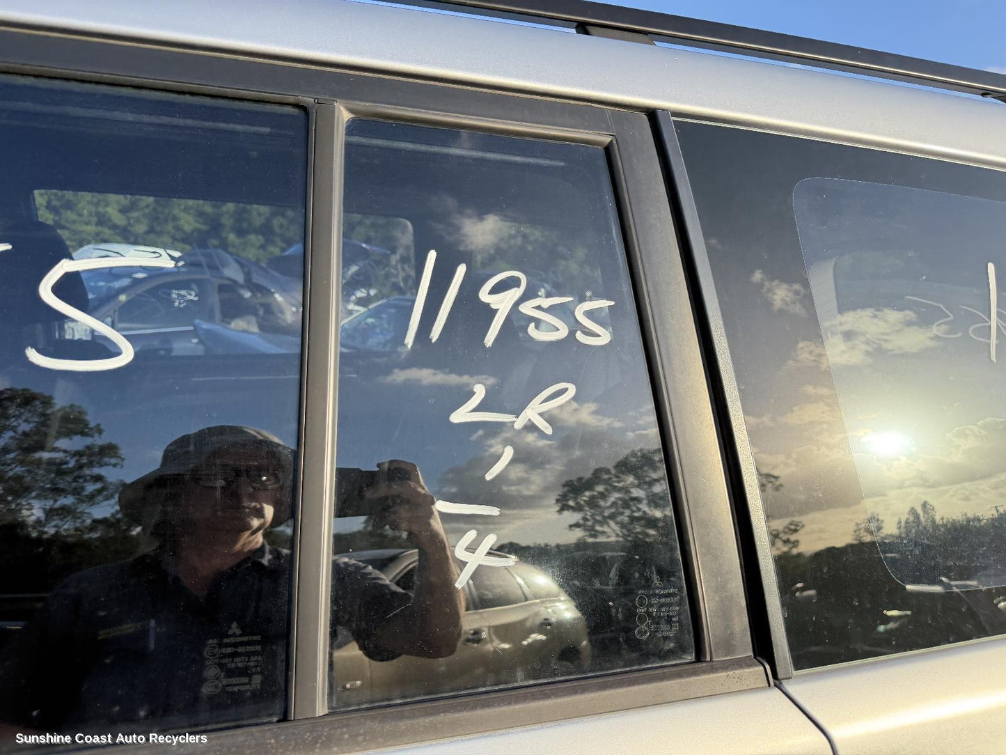 2009-2015 Mitsubishi Challenger Left Rear 1 4 Door Glass