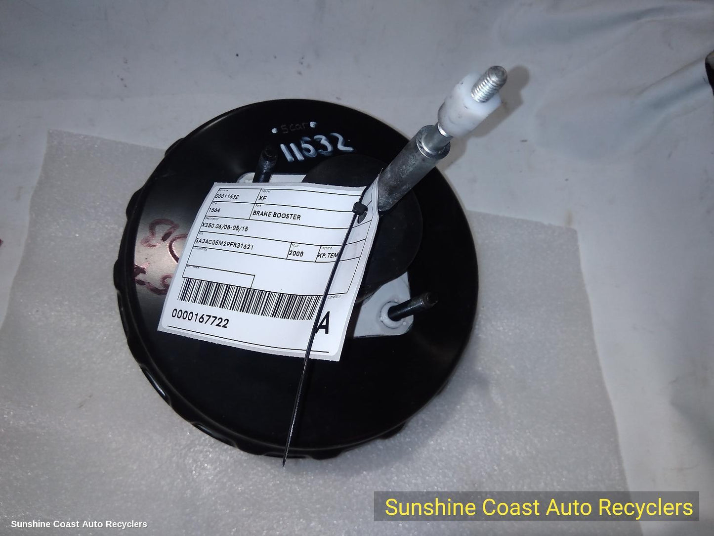 2008-2015 Jaguar Xf Brake Booster