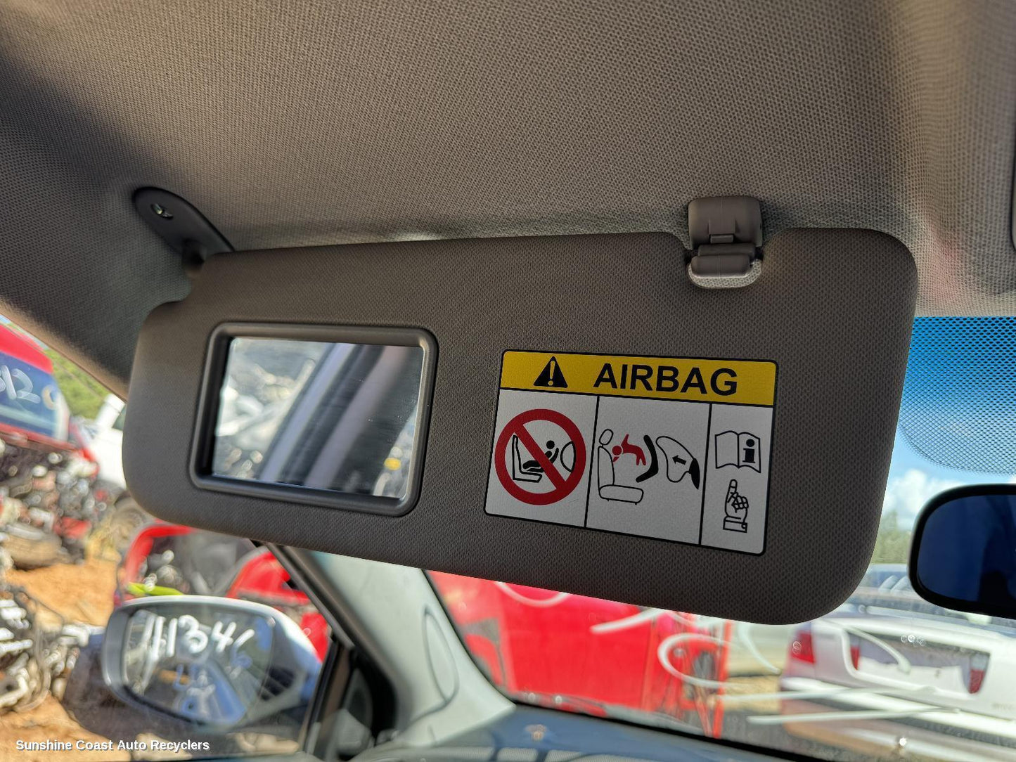 2016 Hyundai Accent Sunvisor