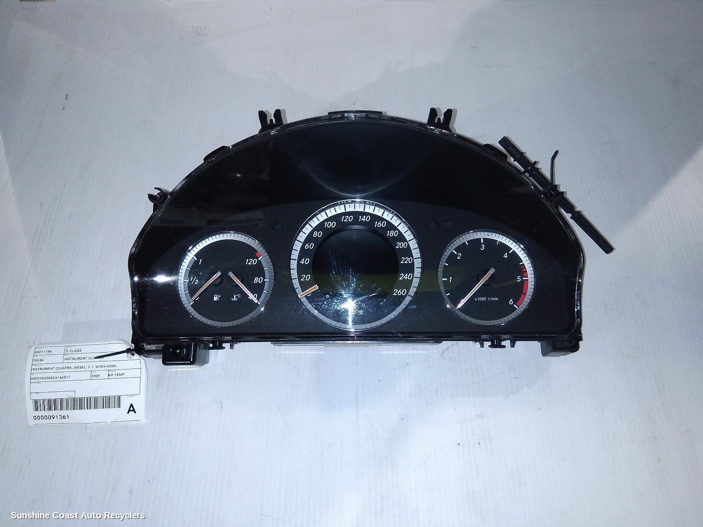 2007-2011 Mercedes C Class Instrument Cluster