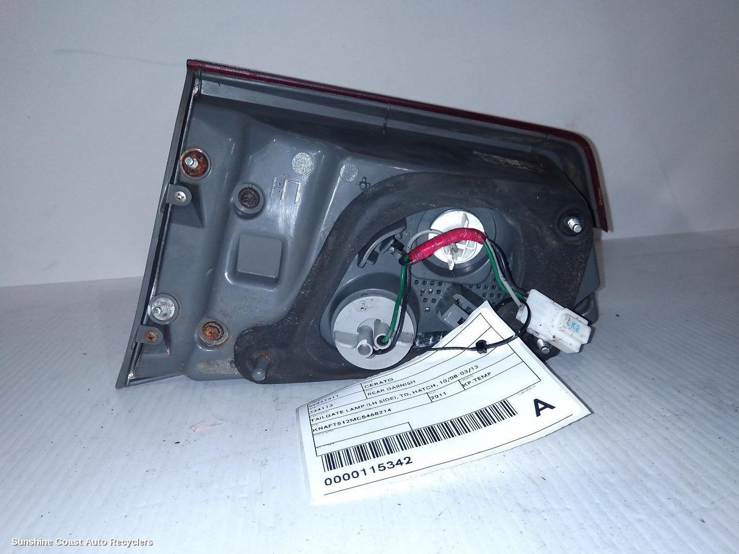 2011 Kia Cerato Rear Garnish