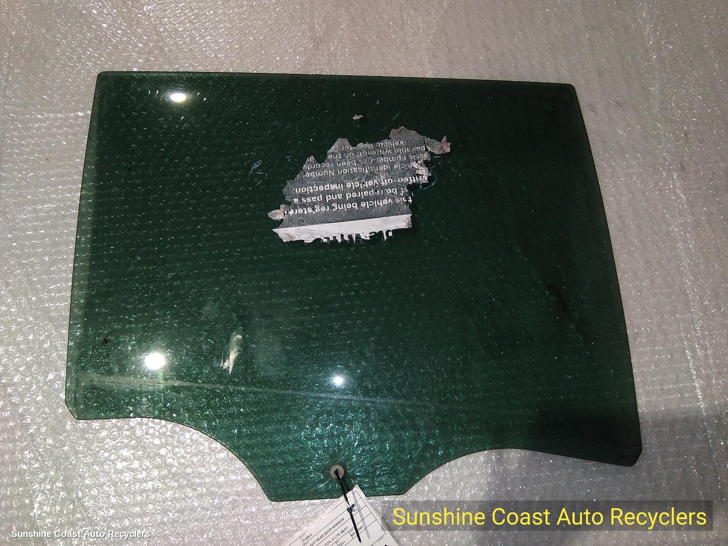 2015-2021 Skoda Fabia Right Rear Door Window