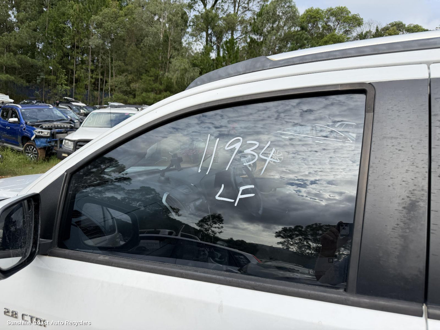2012-2016 Holden Colorado Left Front Door Window
