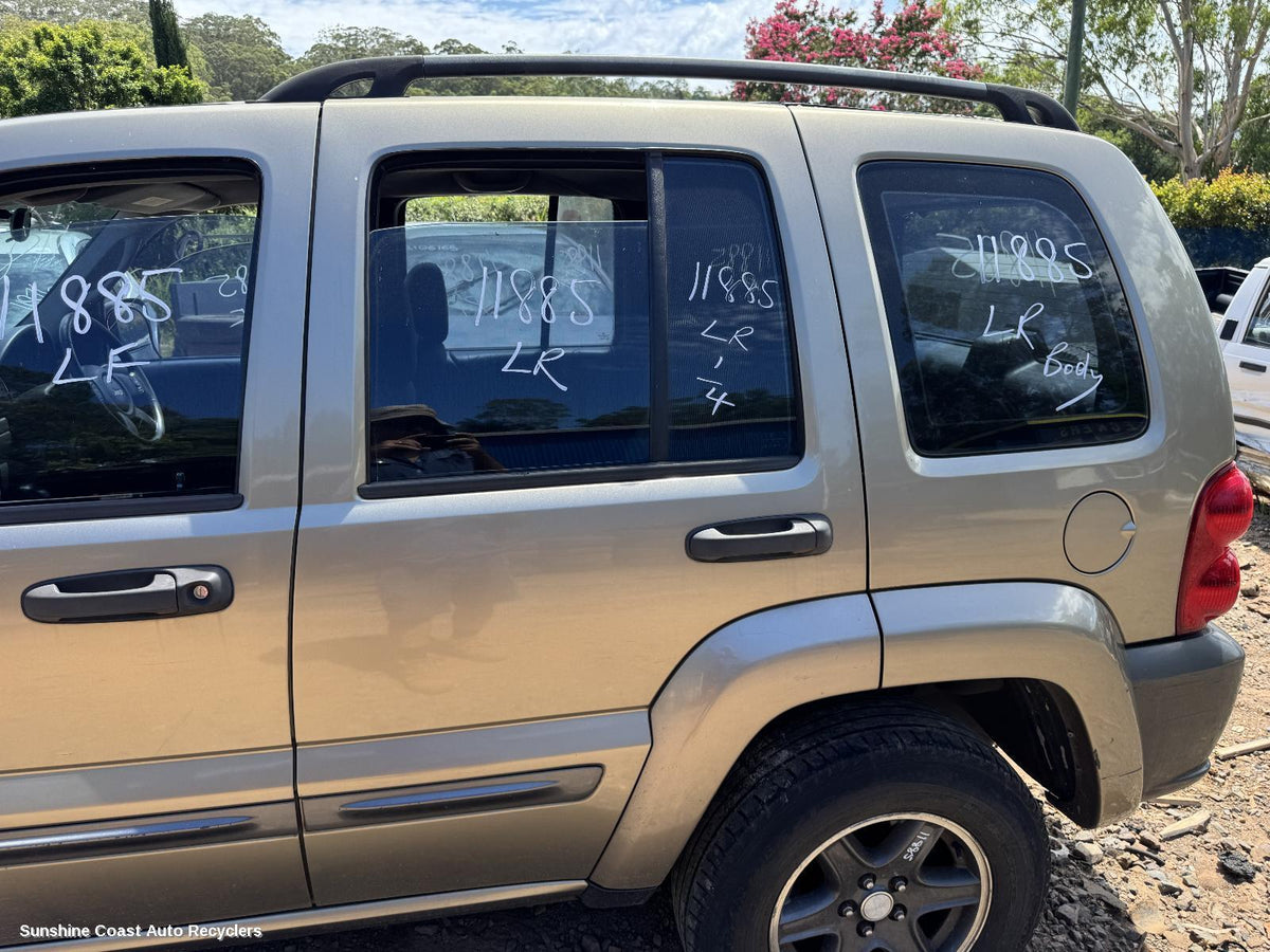 2001-2007 Jeep Cherokee Left Rear Door Window