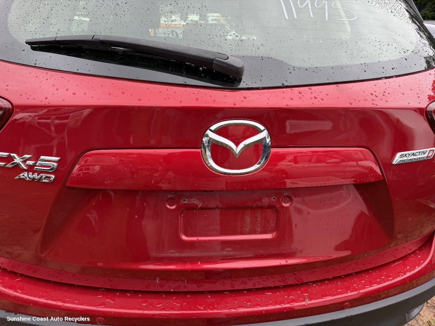 2012-2016 Mazda Cx5 Rear Garnish