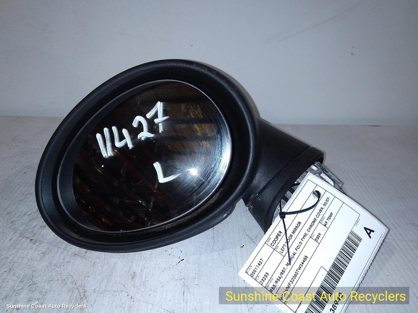 2009 Mini Cooper Left Door Mirror