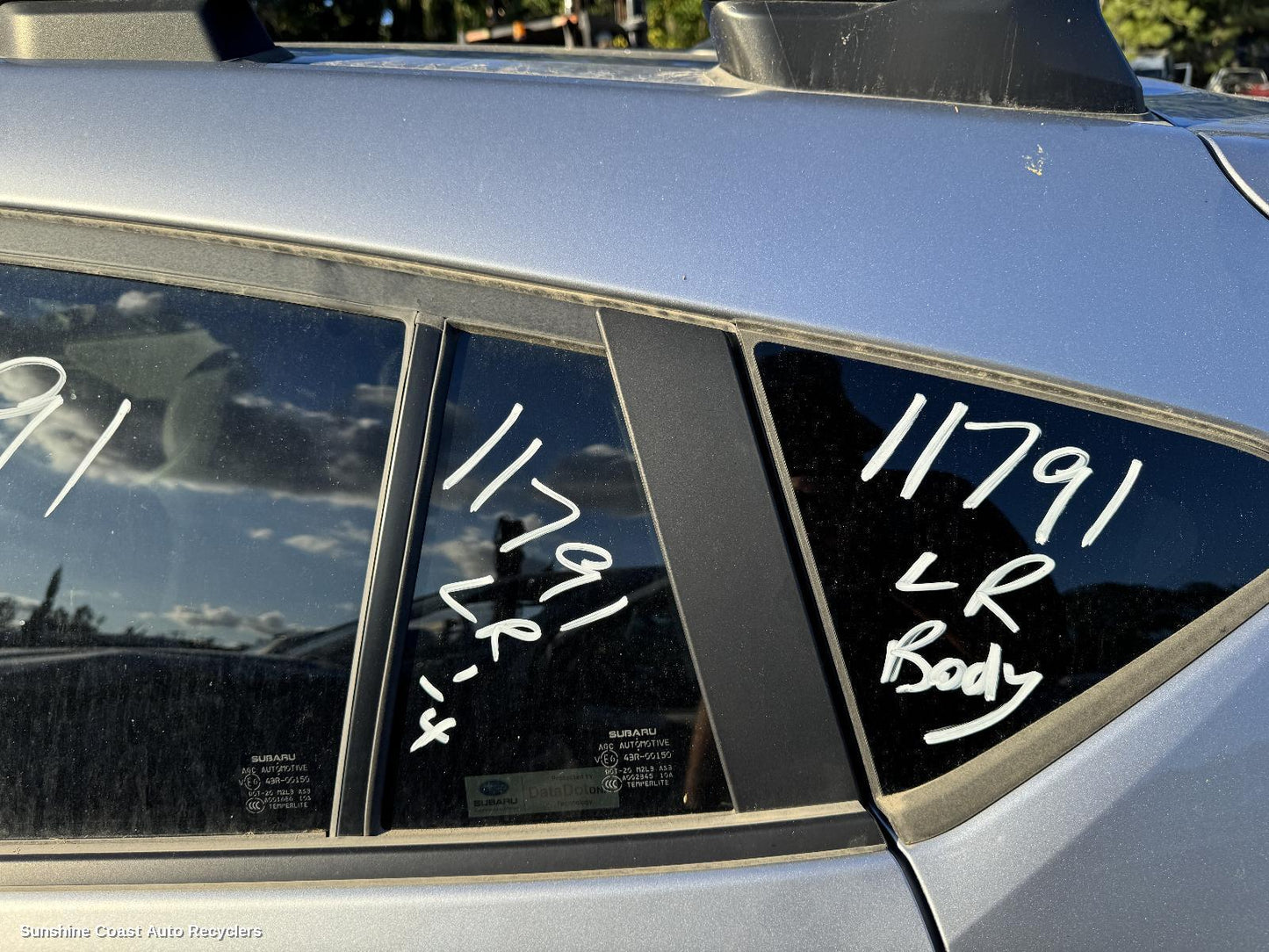 2024 Subaru Crosstrek Left Rear 1 4 Door Glass