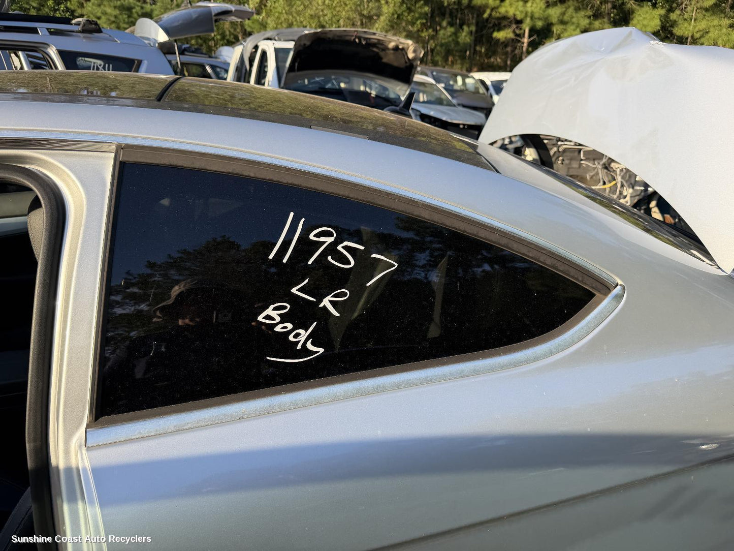 2011-2015 Mercedes C Class Left Rear Side Glass