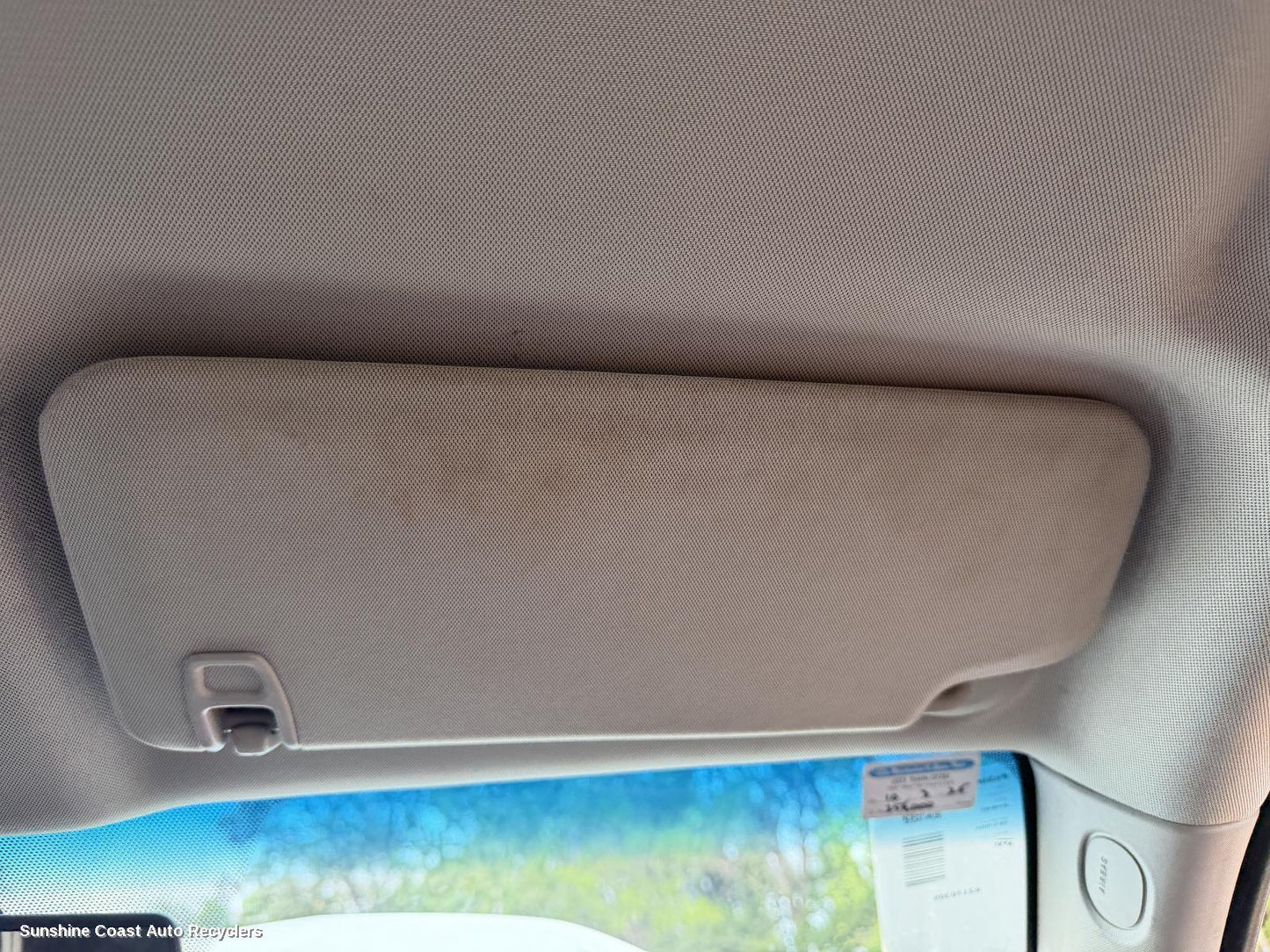2012-2016 Holden Colorado Sunvisor