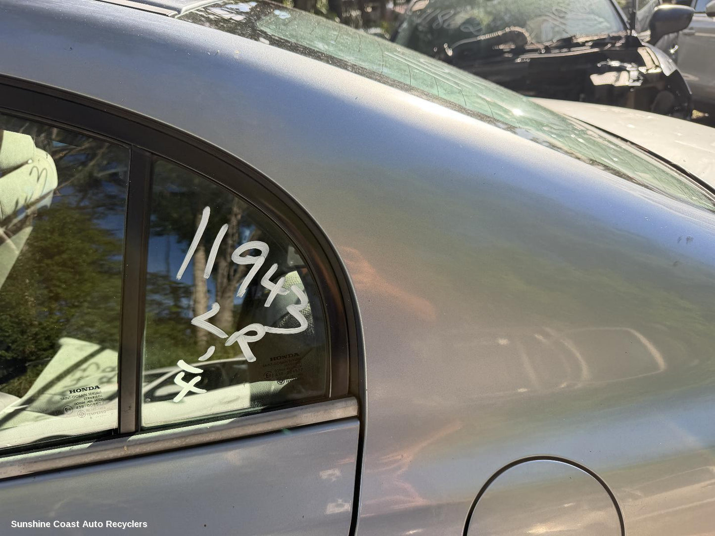2006-2011 Honda Civic Left Rear 1 4 Door Glass