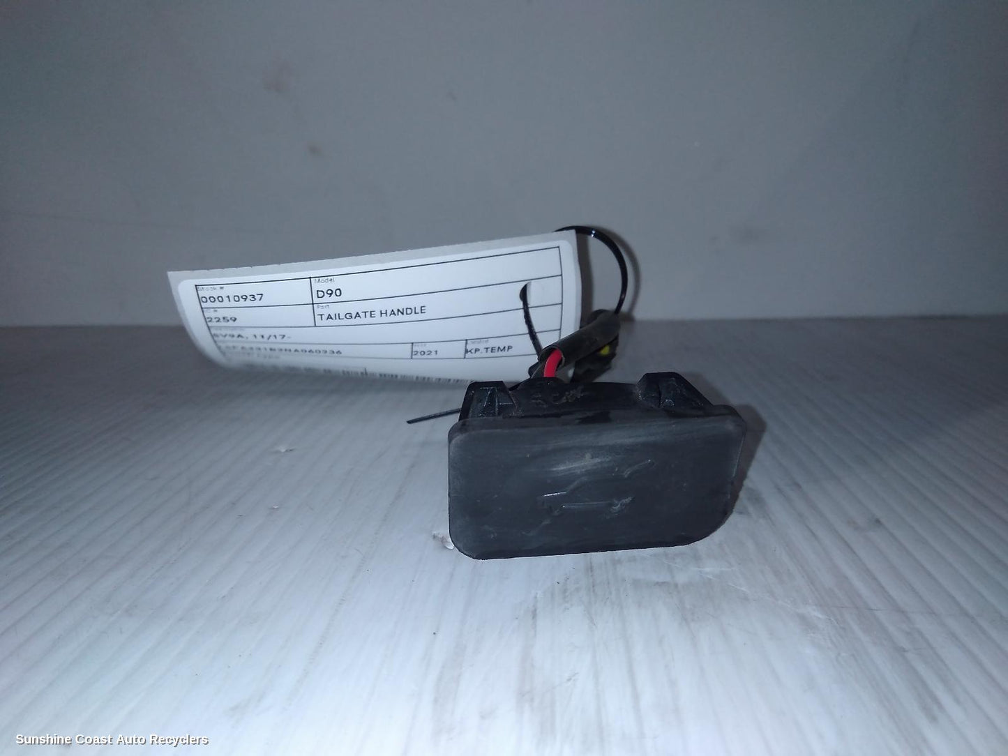 2021 Ldv D90 Tailgate Handle