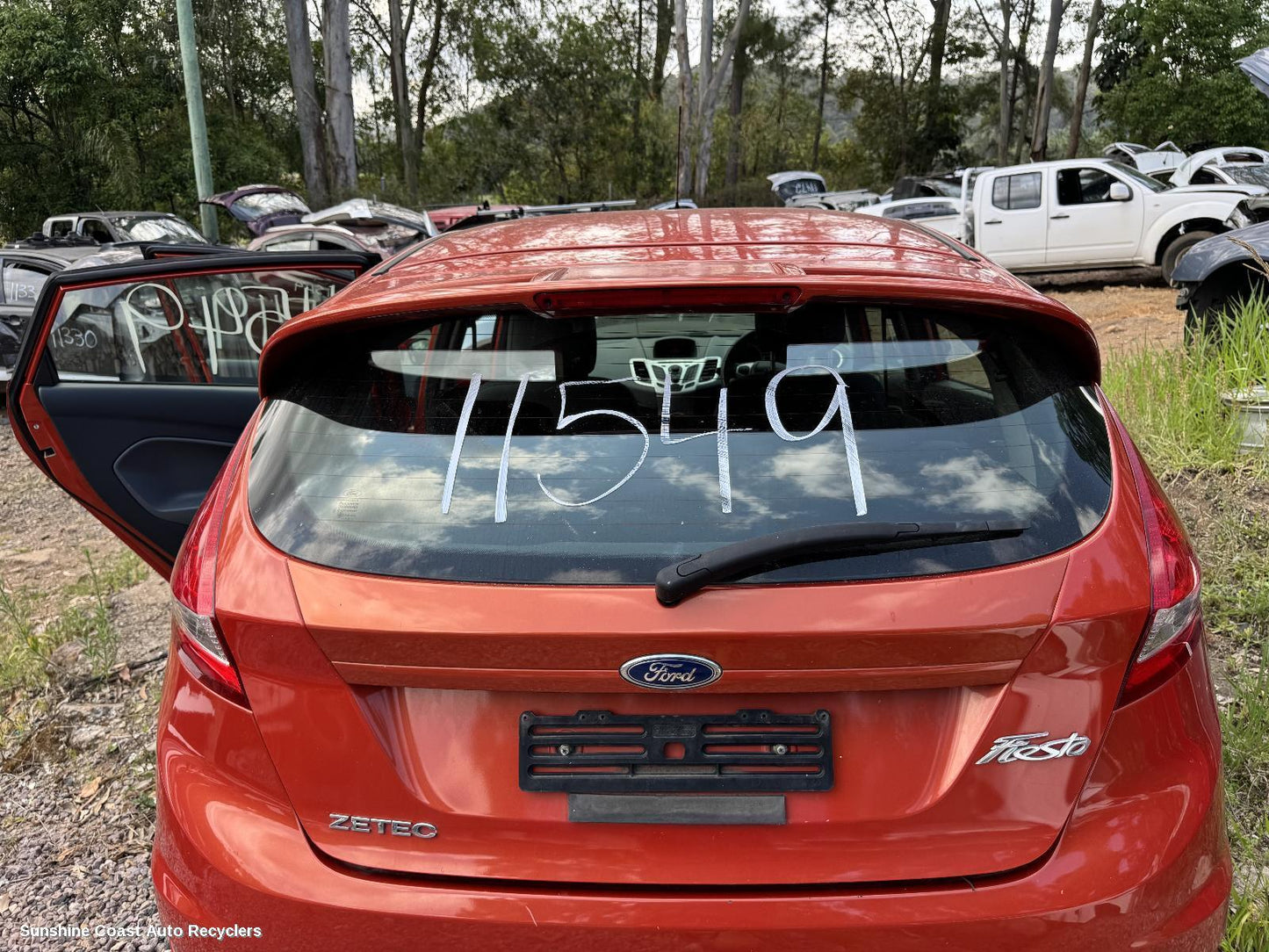 2012 Ford Fiesta Bootlid Tailgate
