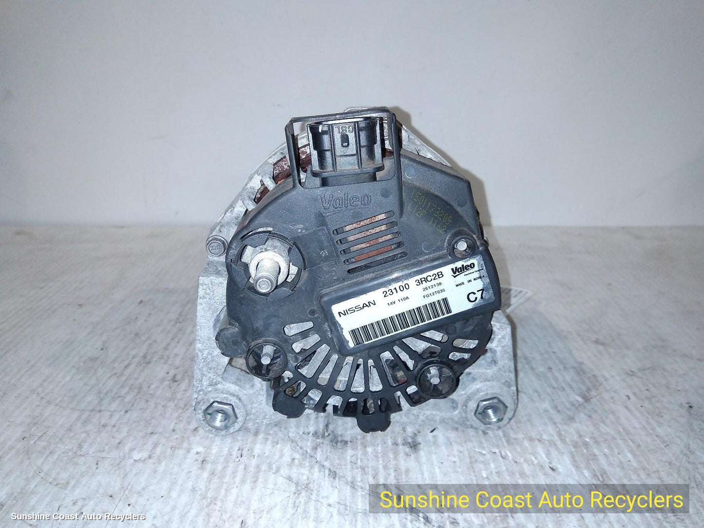 2015 Nissan Pulsar Alternator