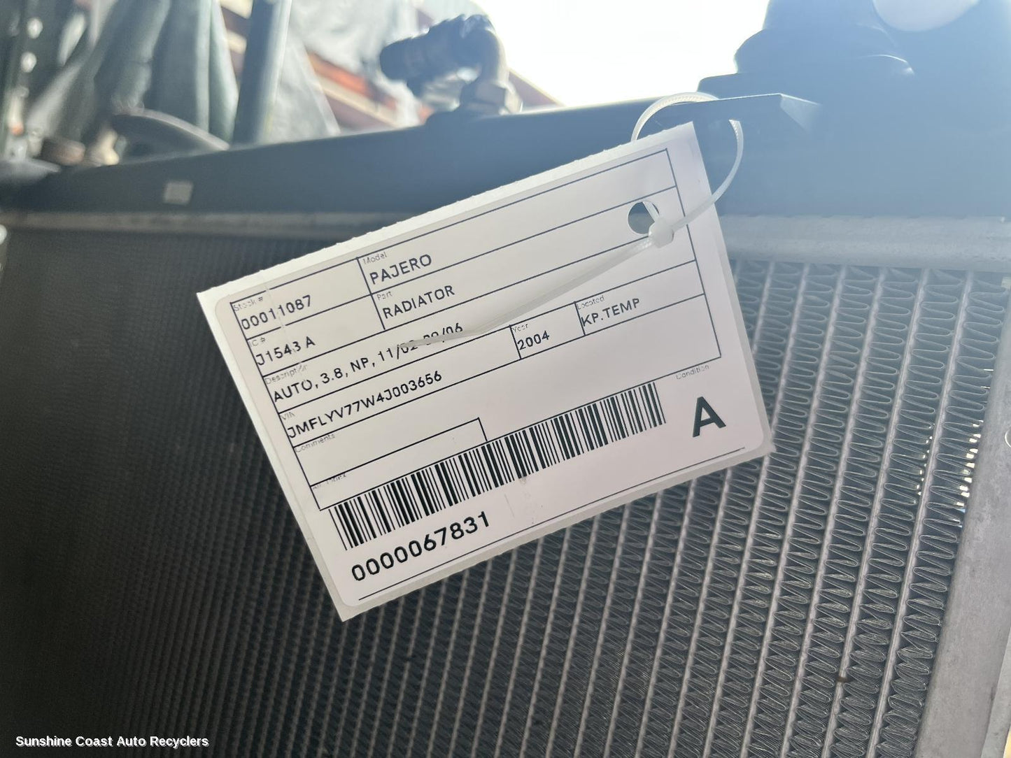 2004 Mitsubishi Pajero Radiator