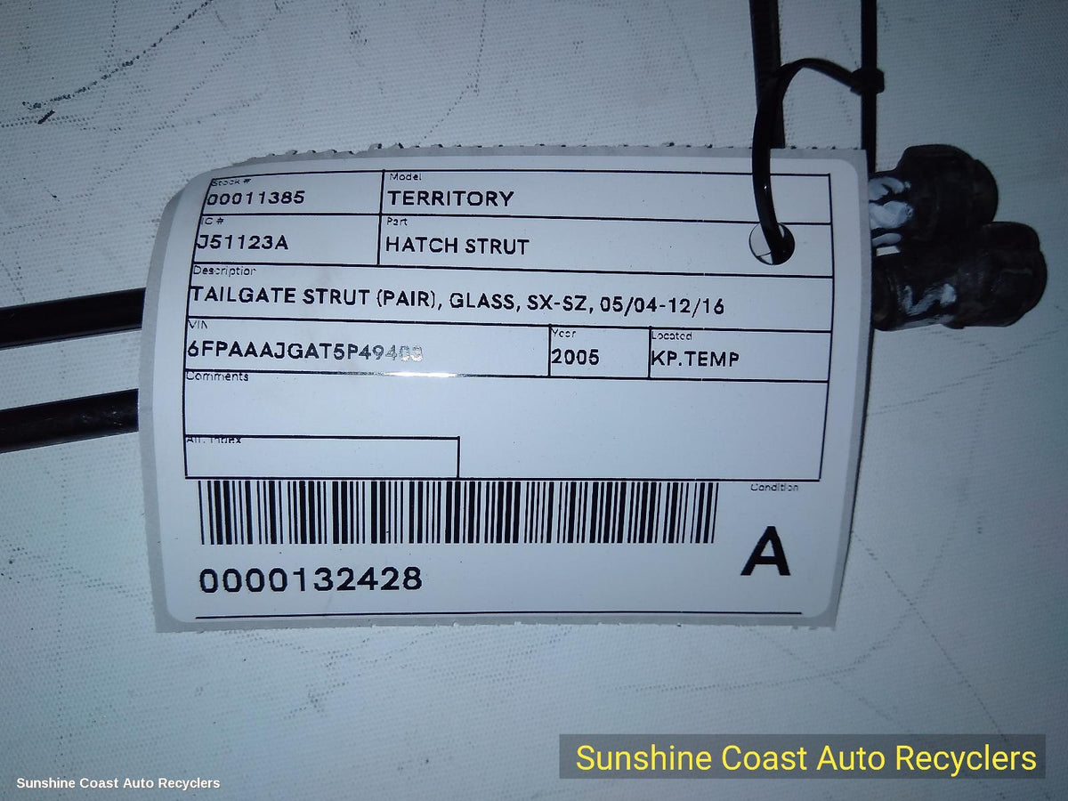 2004-2016 Ford Territory Hatch Strut