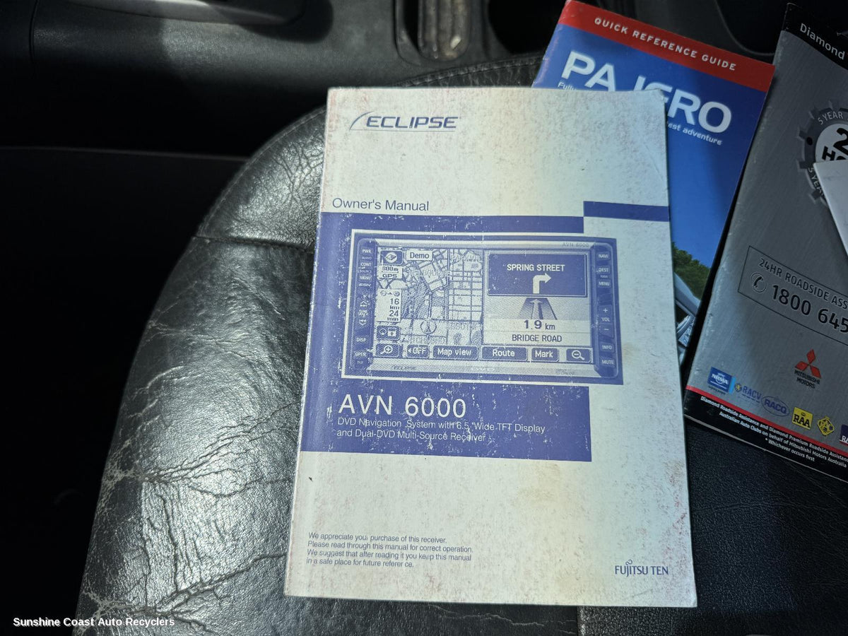 2000-2006 Mitsubishi Pajero Radio Cd Dvd Sat Tv