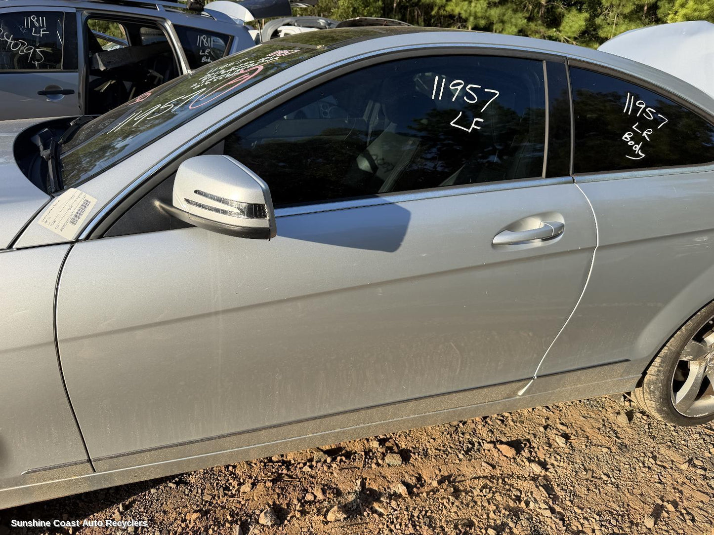 2011-2015 Mercedes C Class Side Step Skirt