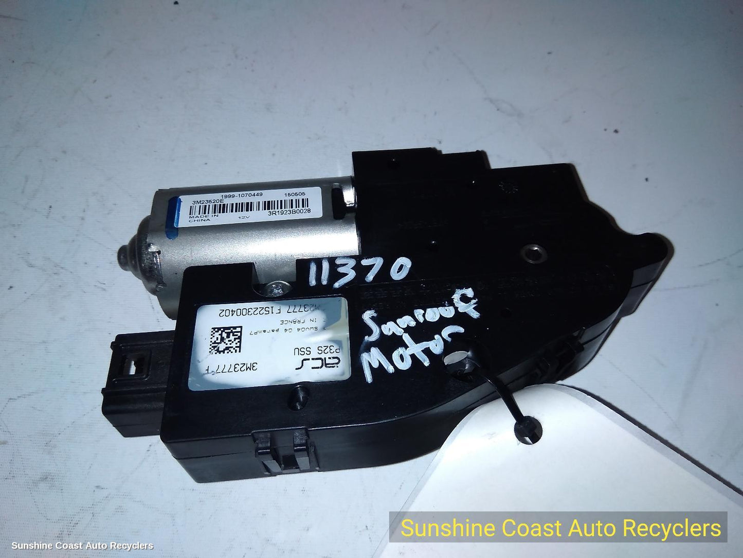 2015 Nissan Qashqai Sunroof Motor