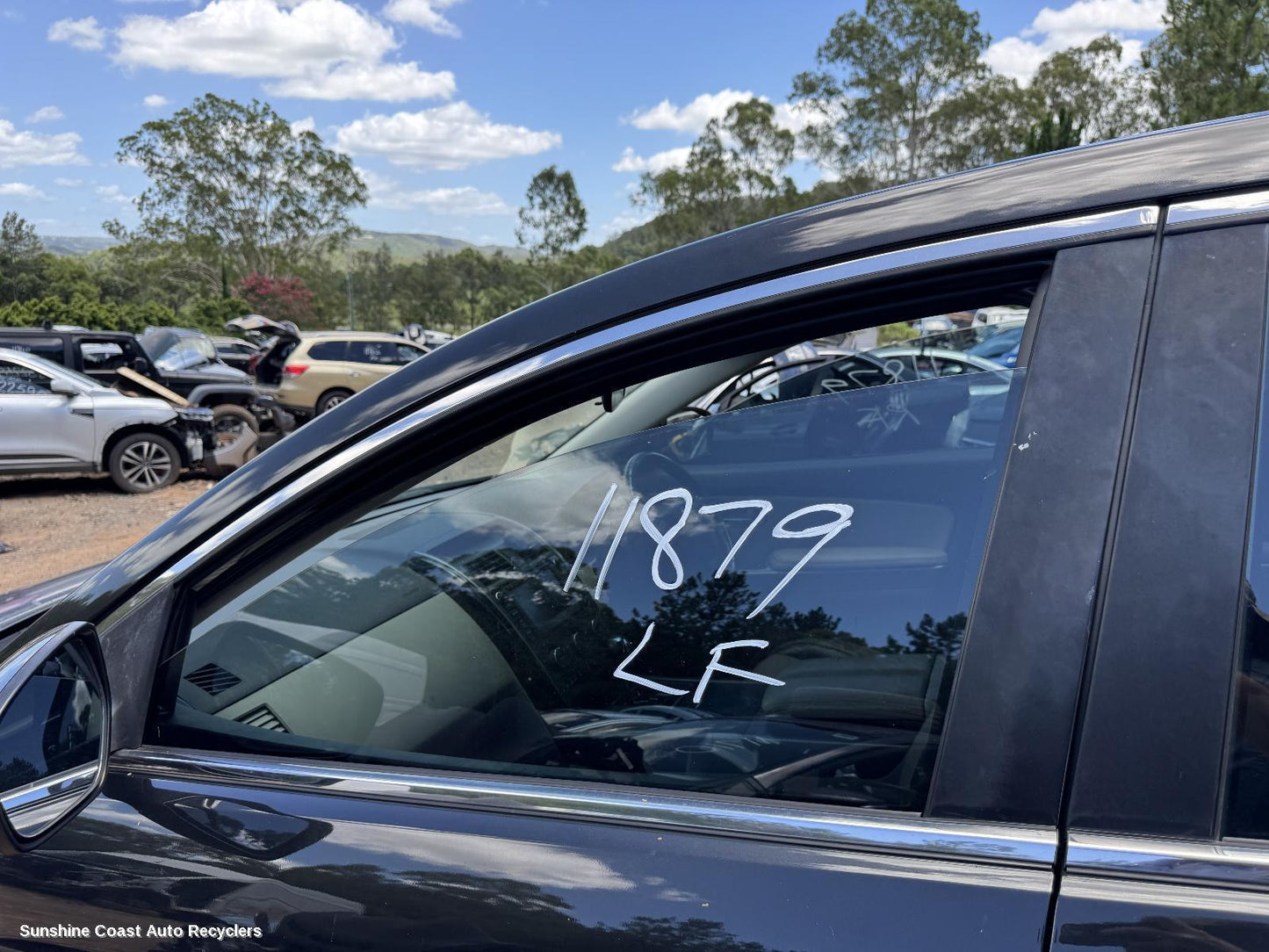 2011 Mazda Cx9 Left Front Door Window