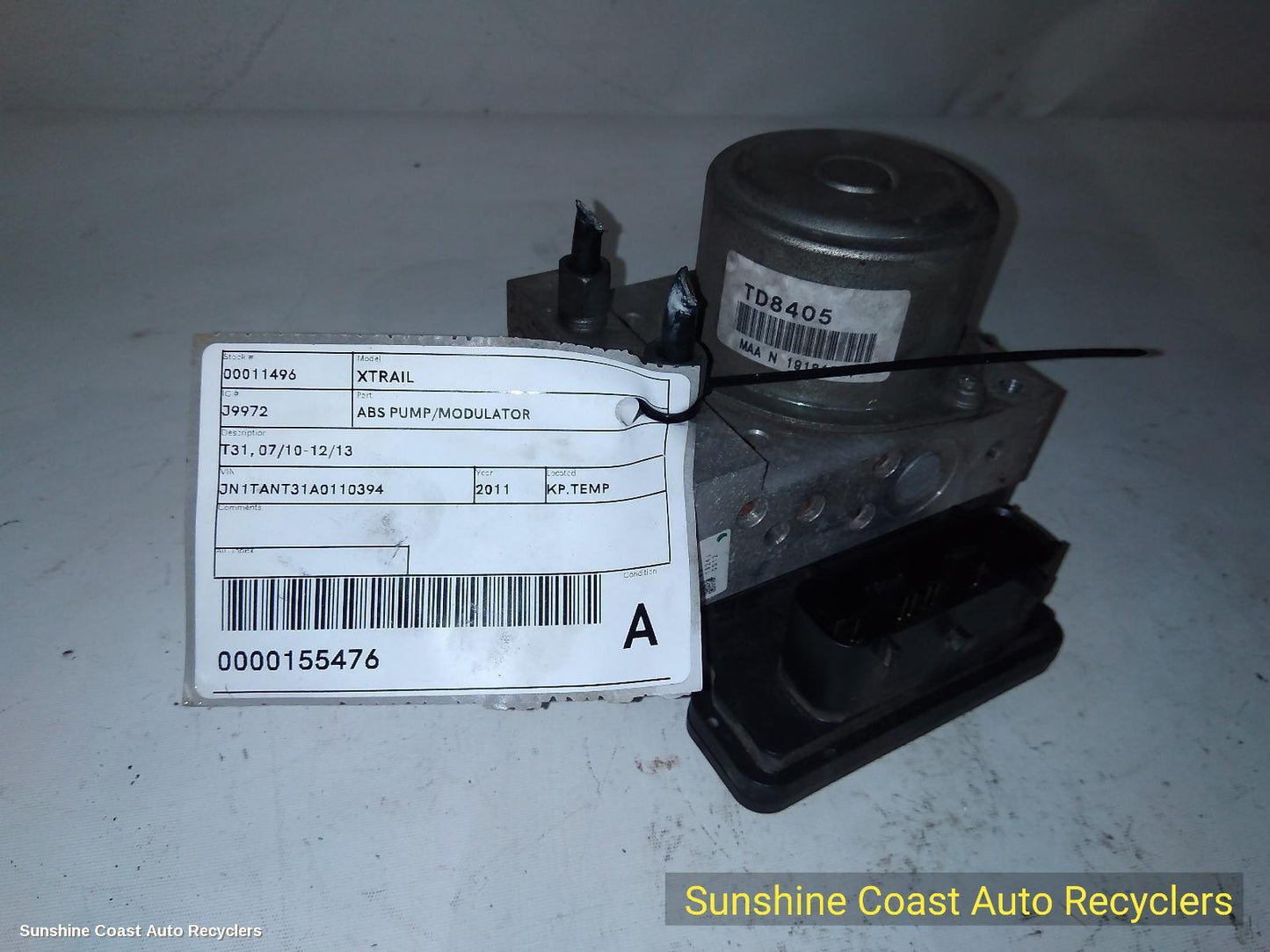2011 Nissan Xtrail Abs Pump Modulator